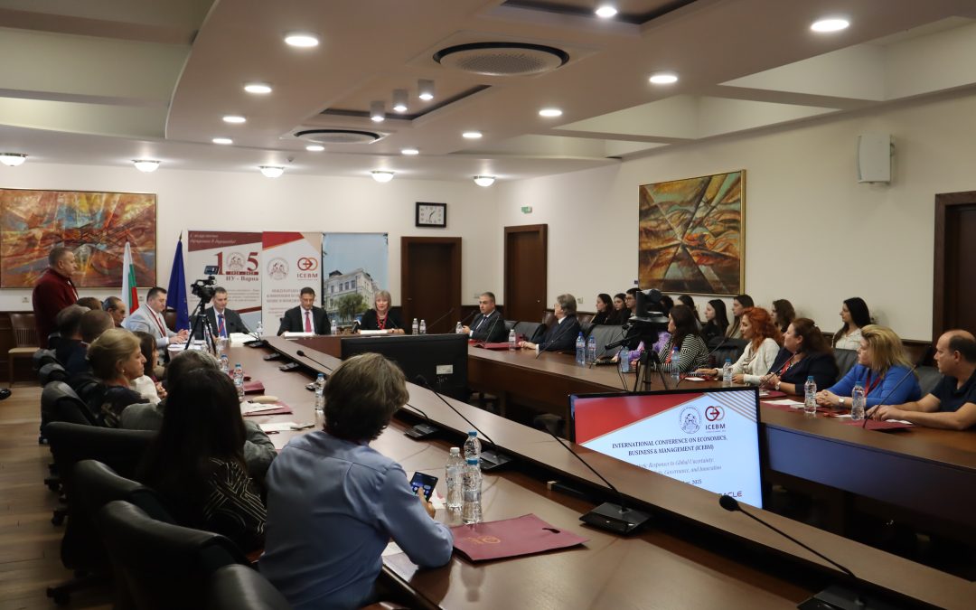 ICEBM 2025: ИУ – Варна събра учени и експерти за бъдещето на икономиката и изкуствения интелект